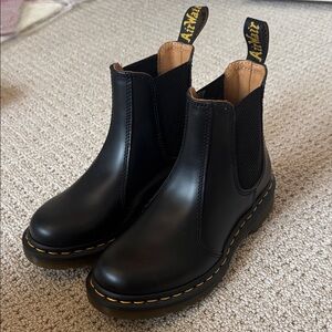 Dr. Martens Black Leather Chelsea Boots